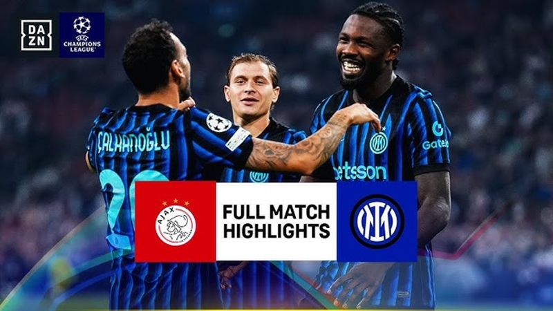 Highlights Ajax vs Inter Milan
